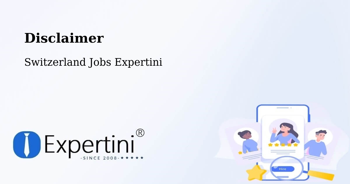 Disclaimer – Würenlos - Switzerland Jobs Expertini